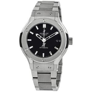 Preowned Hublot Classic Fusion Black Dial Watch 565.NX.1170.NX