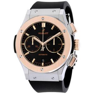 Preowned Hublot Classic Fusion Chronograph Black Dial Watch 521.NO.1181.RX
