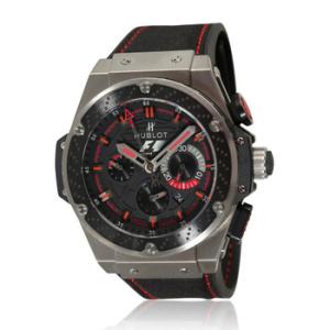 Preowned Hublot F1 King Power Chronograph Black Dial Watch 703.ZM.1123.NR.FM010