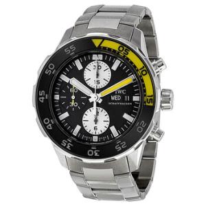 Preowned IWC Aquatimer Chronograph Automatic Black Dial Watch IW376701