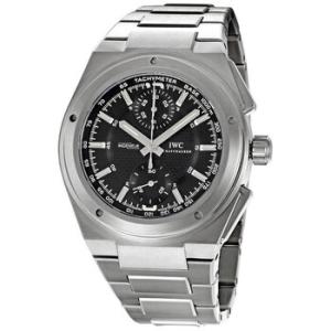 Preowned IWC Ingenieur Chronograph Chronograph Black Guilloche Dial Watch IW372501