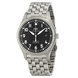 Preowned IWC Mark XVIII Black Dial Automatic Stainless Steel Watch IW327015