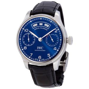 Preowned IWC Portugieser Annual Calendar Midnight Blue Dial Watch IW503502