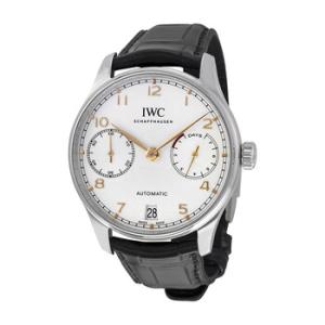 Preowned IWC Portugieser Automatic Silver Dial Watch IW500704