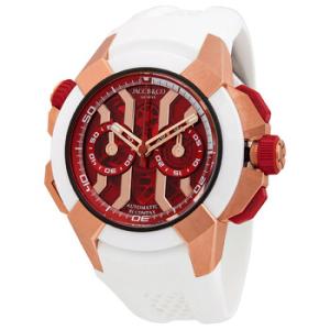 Preowned Jacob  Co. Epic X Chrono Red Dial Watch EC313.42.SA.RR.F