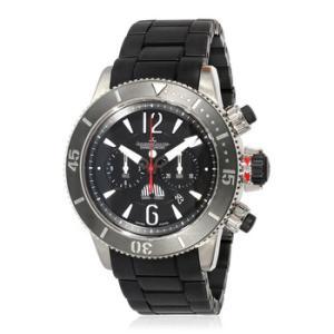 Preowned Jaeger LeCoultre Master Compressor Chronograph Automatic DayNight Black Dial Watch Q178T677