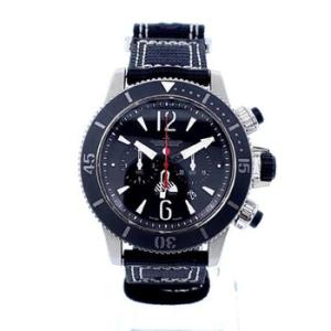 Preowned Jaeger LeCoultre Master Compressor Chronograph Black Dial Watch Q178T471