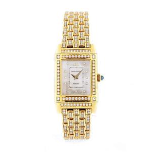 Preowned Jaeger LeCoultre Reverso Hand Wind Diamond Watch 267.1.86