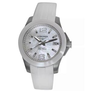 Preowned Longines Conquest Quartz White Dial Watch L3.655.4.86.2
