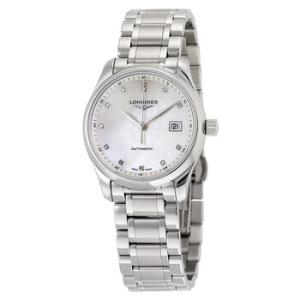 Preowned Longines Master Collection Diamond Mother of Pearl Dial Watch L2.257.4.87.6