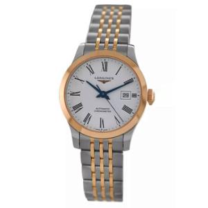 Preowned Longines Record Automatic Chronometer White Dial Watch L2.321.5.11.7