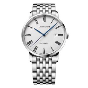 Preowned Louis Erard Excellence Silvertone Dial Watch 68233AA01.BMA35