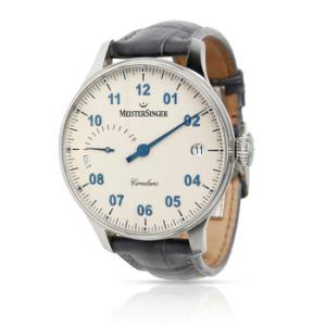 Preowned MeisterSinger Circularis Hand Wind White Dial Watch CCP303