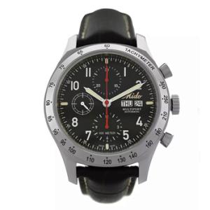 Preowned Mido Multifort Patagonia Chronograph Automatic Black Dial Watch 8810A