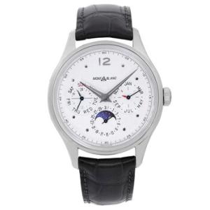 Preowned Montblanc Heritage Perpetual GMT Automatic White Dial Watch MB119925