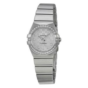 Preowned Omega Constellation Diamond Silver Dial Watch 123.15.24.60.52.001