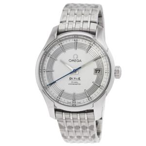 Preowned Omega De Ville Hour Vision Silver Dial Watch