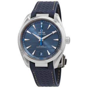 Preowned Omega Seamaster Automatic Chronometer Blue Dial Watch 220.12.41.21.03.002