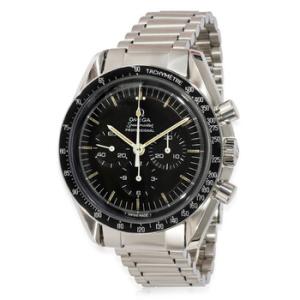 Preowned Omega Speedmaster Chronograph Hand Wind Black Dial Watch