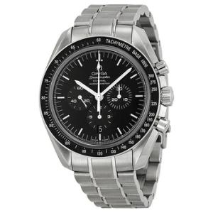 Preowned Omega Speedmaster Chronograph Tachymeter Black Dial Watch 311.30.44.50.01.001