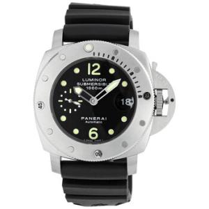Preowned Panerai Luminor 1950 Submersible 1000M Automatic Chronometer Black Dial Watch paM00243