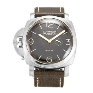 Preowned Panerai Luminor Lefty Brown Dial Watch PAM00368