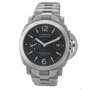Preowned Panerai Luminor Marina Automatic Black Dial Watch PAM00165
