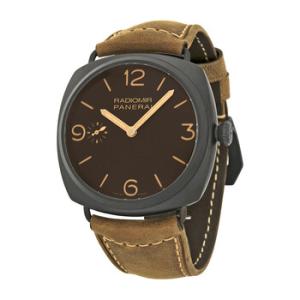 Preowned Panerai Radiomir Composite 3 Days Brown Dial Watch PAM00504