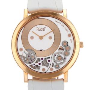 Preowned Piaget Altiplano Hand Wind White Dial Watch G0A42110