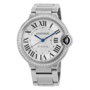 Preowned Preowned Cartier Ballon Bleu 36 mm Automatic Diamond Watch W4BB0017