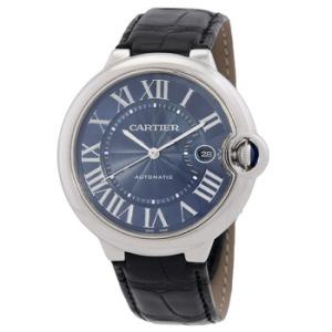 Preowned Preowned Cartier Ballon Bleu Automatic Blue Dial Watch WSBB0025