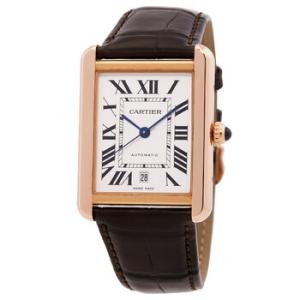Preowned Preowned Cartier Tank Solo Automatic White Dial Watch W5200026