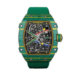 Preowned Richard Mille RM 6702 Wayne Van Niekerk Automatic Skeletal Dial Watch RM6702