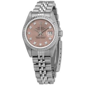 Preowned Rolex Automatic Chronometer Diamond Pink Dial Watch 69174PDJ
