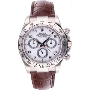 Preowned Rolex Cosmograph Daytona Chronograph White Dial Watch 116519WAL