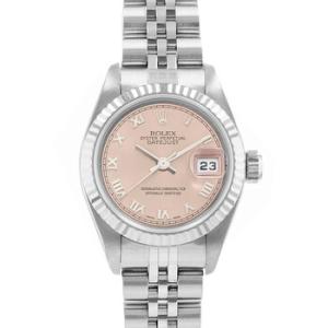 Preowned Rolex Datejust 26 Automatic Chronometer Pink Dial Watch 79174 PRJ