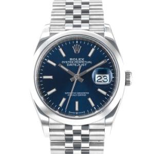 Preowned Rolex Datejust 36 Automatic Chronometer Blue Dial Watch 126200 BLSJ