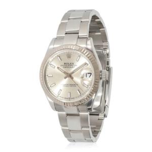 Preowned Rolex Oyster Perpetual Automatic Chronometer Silver Dial Watch 278274 SSO