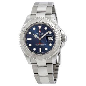 Preowned Rolex YachtMaster 40 Automatic Blue Dial Stainless Steel Oyster Bracelet Watch 116622 BLSO