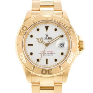 Preowned Rolex YachtMaster 40 Automatic Chronometer White Dial Watch 16628 WSO