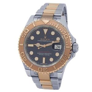 Preowned Rolex YachtMaster Automatic Chronometer Black Dial Watch 116621 BKSO