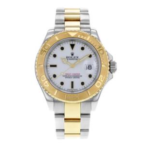 Preowned Rolex YachtMaster Automatic Chronometer White Dial Watch 16623 WSO