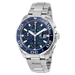 Preowned Tag Heuer Aquaracer Chronograph Automatic Blue Dial Watch CAY211B.BA0927