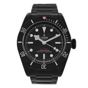Preowned Tudor Heritage Black Bay Dark Automatic Chronometer Black Dial Watch 79230DK