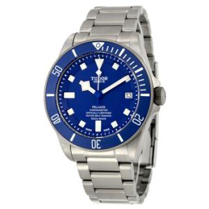 Preowned Tudor Pelagos Automatic Chronometer Blue Dial Watch