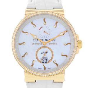 Preowned Ulysse Nardin Marine Chronometer Automatic Diamond Watch