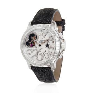 Preowned Zenith Starissime Automatic Diamond White Dial Watch 45.1232.4021