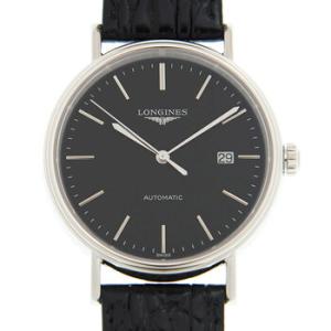 Presence Automatic Black Dial Watch L4.922.4.52.2