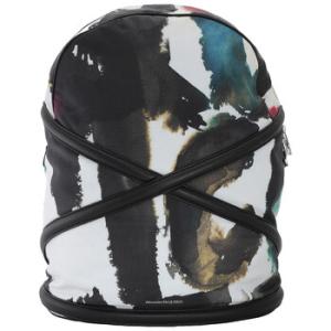 Printed Effect Multicolored Nylon Backpack