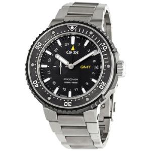ProDiver GMT Black Dial Automatic Steel Watch 01 748 7748 715407 8 26 74PEB